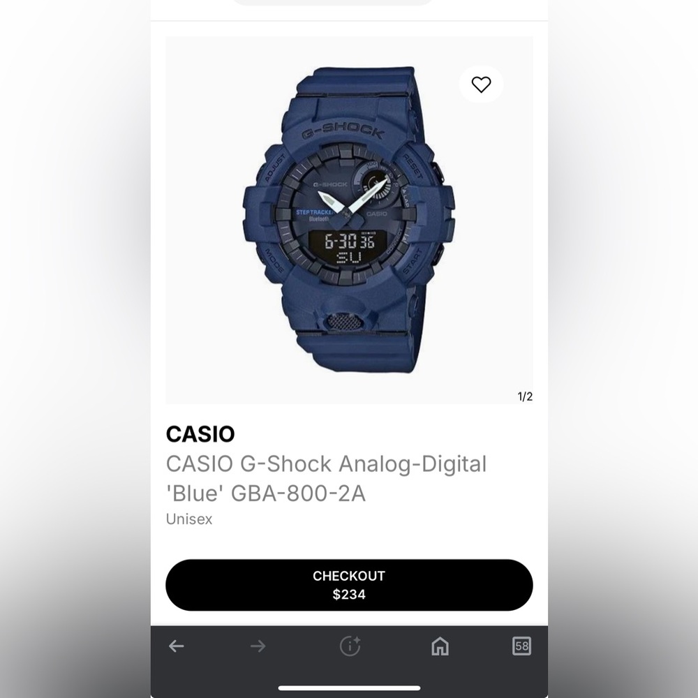 NWT Authentic G-Shock Watch